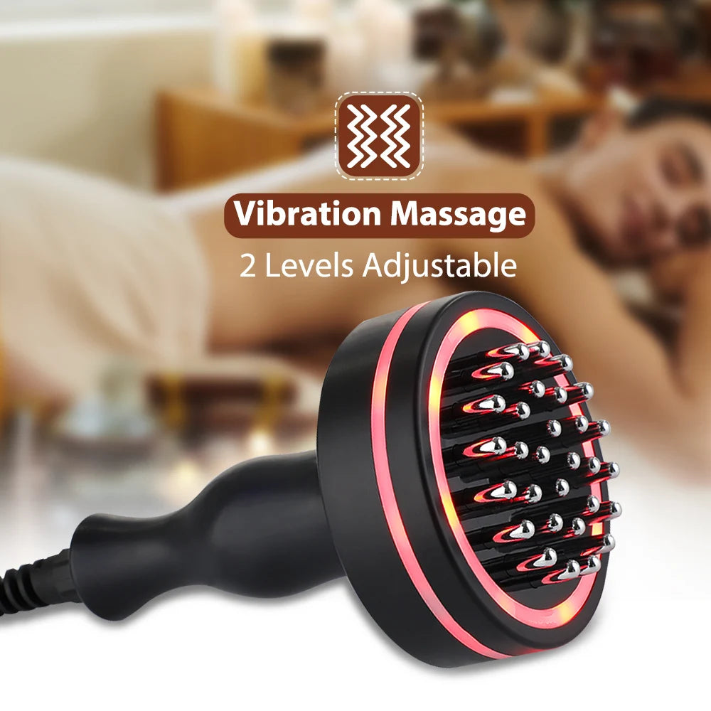 Appareil de massage Gua Sha électrique à micro-courant chauffant et vibrant pour le corps, brosse de massage méridienne amincissante et anti-cellulite