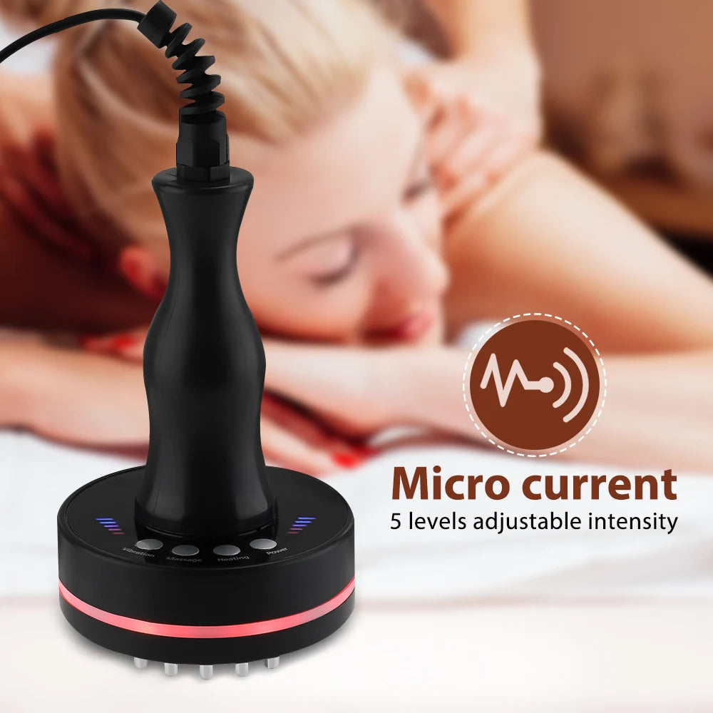 Appareil de massage Gua Sha électrique à micro-courant chauffant et vibrant pour le corps, brosse de massage méridienne amincissante et anti-cellulite